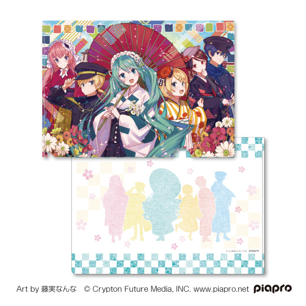 ボーカロイド クリアファイル 【希望者のみラッピング無料】 - クリア