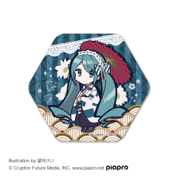 和モダンプチ 六角缶バッジ6種 シークレット1種 初音ミク キャラメガ 和モダンプチ 六角缶バッジ6種 シークレット1種 初音ミク キャラメガ