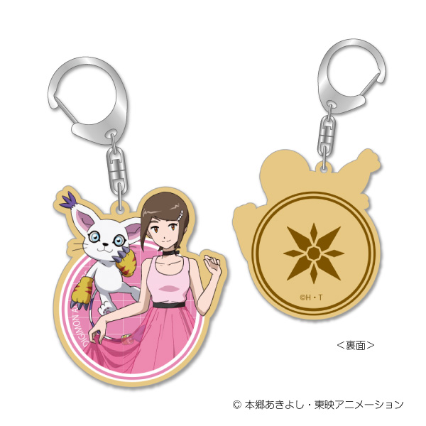 デジモンアドベンチャー tri. 木製キーホルダー テイルモン/ヒカリ
